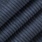 Blue Small Scale Stripe Corduroy Velvet Upholstery Fabric by The Yard - SKU: Burnett Marine